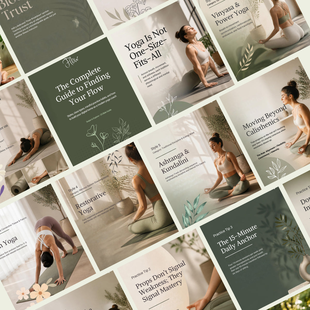 Flow & Found yoga coach Bundle-Branding Kit